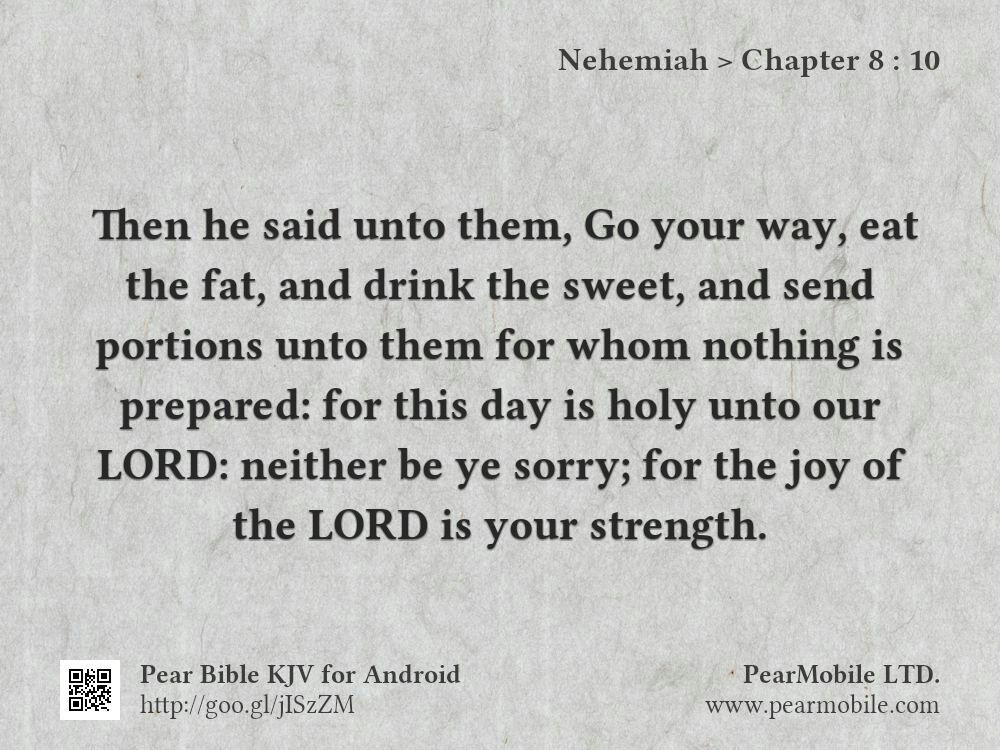 Nehemiah, Chapter 8:10